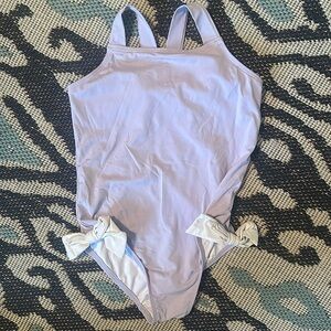 TBBC Size 6 lavender one piece with bows